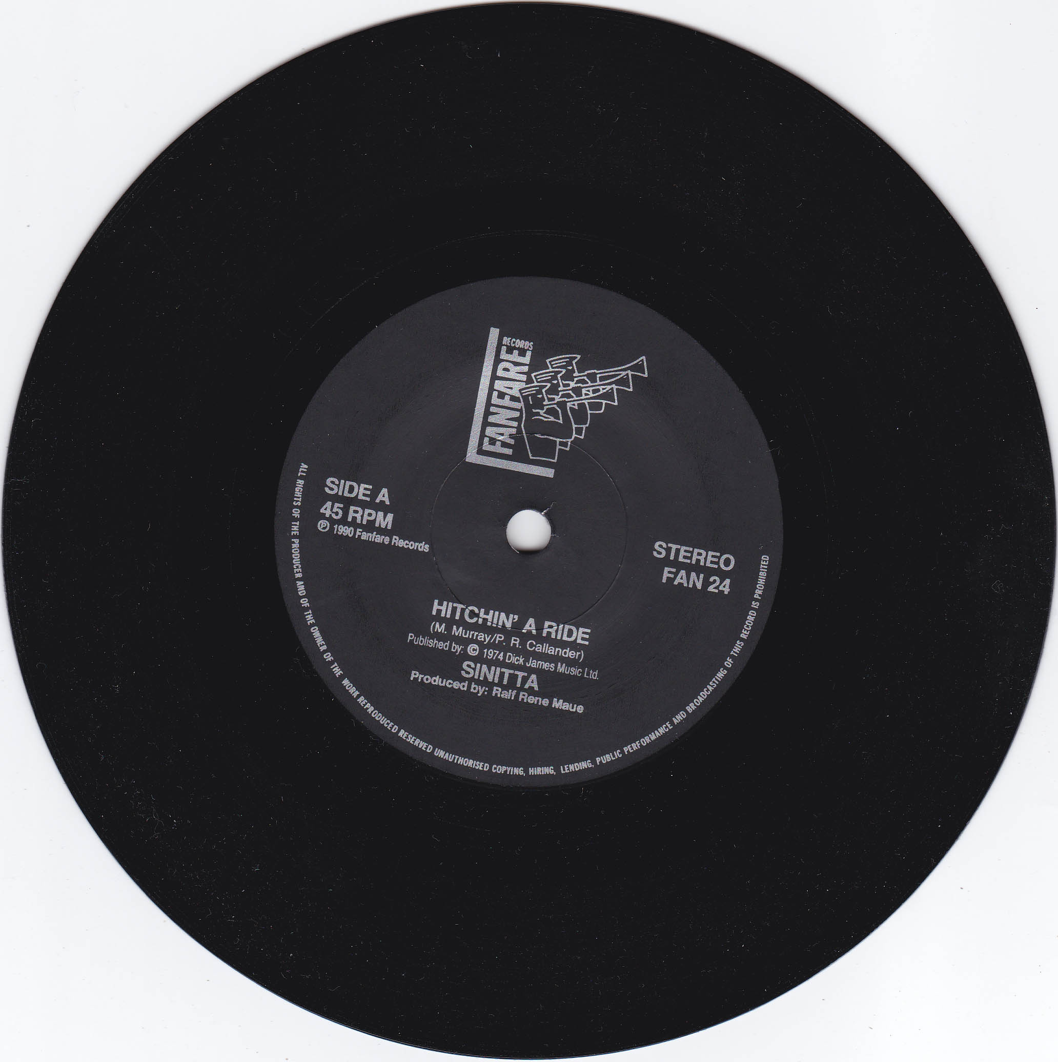 Sinitta - Hitchin' A Ride (UK)