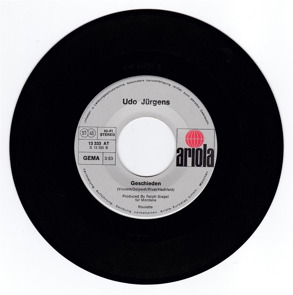 Udo Jürgens - Wilde Kirschen