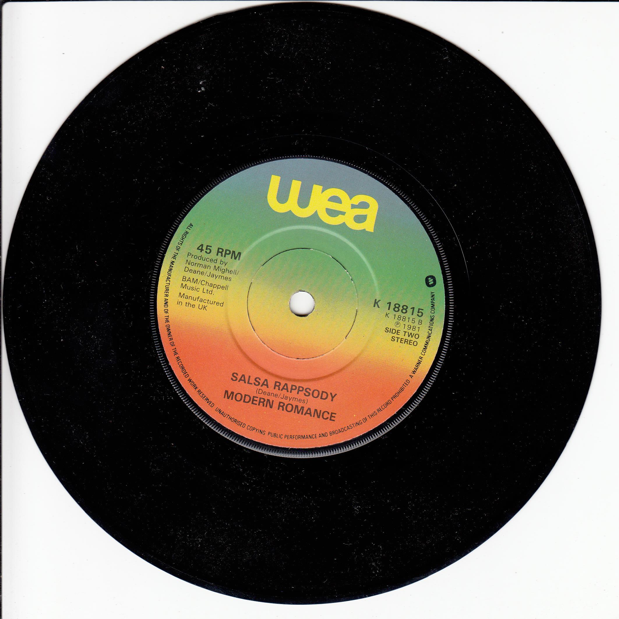 Modern Romance - Everybody Salsa (UK)