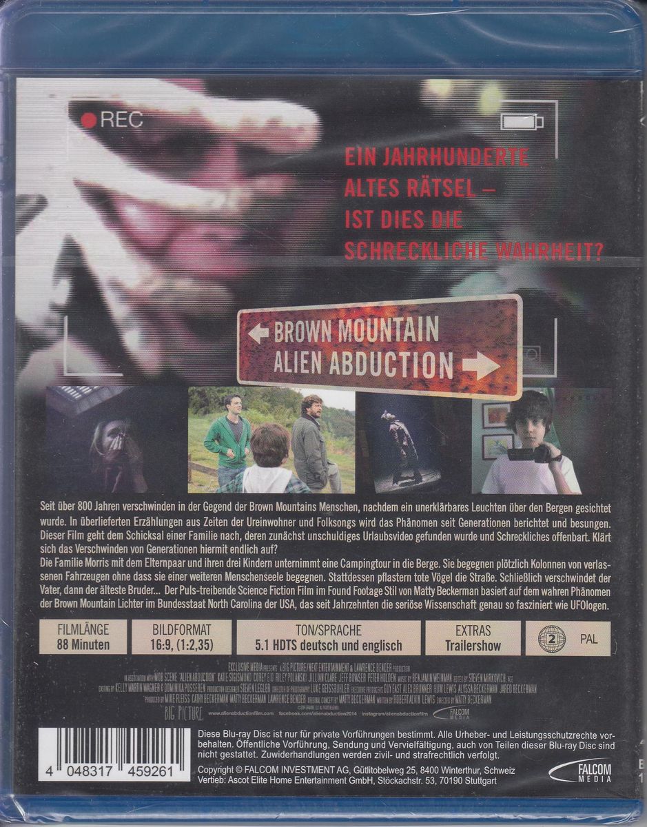 Brown Mountain - Alien Abduction (BD)