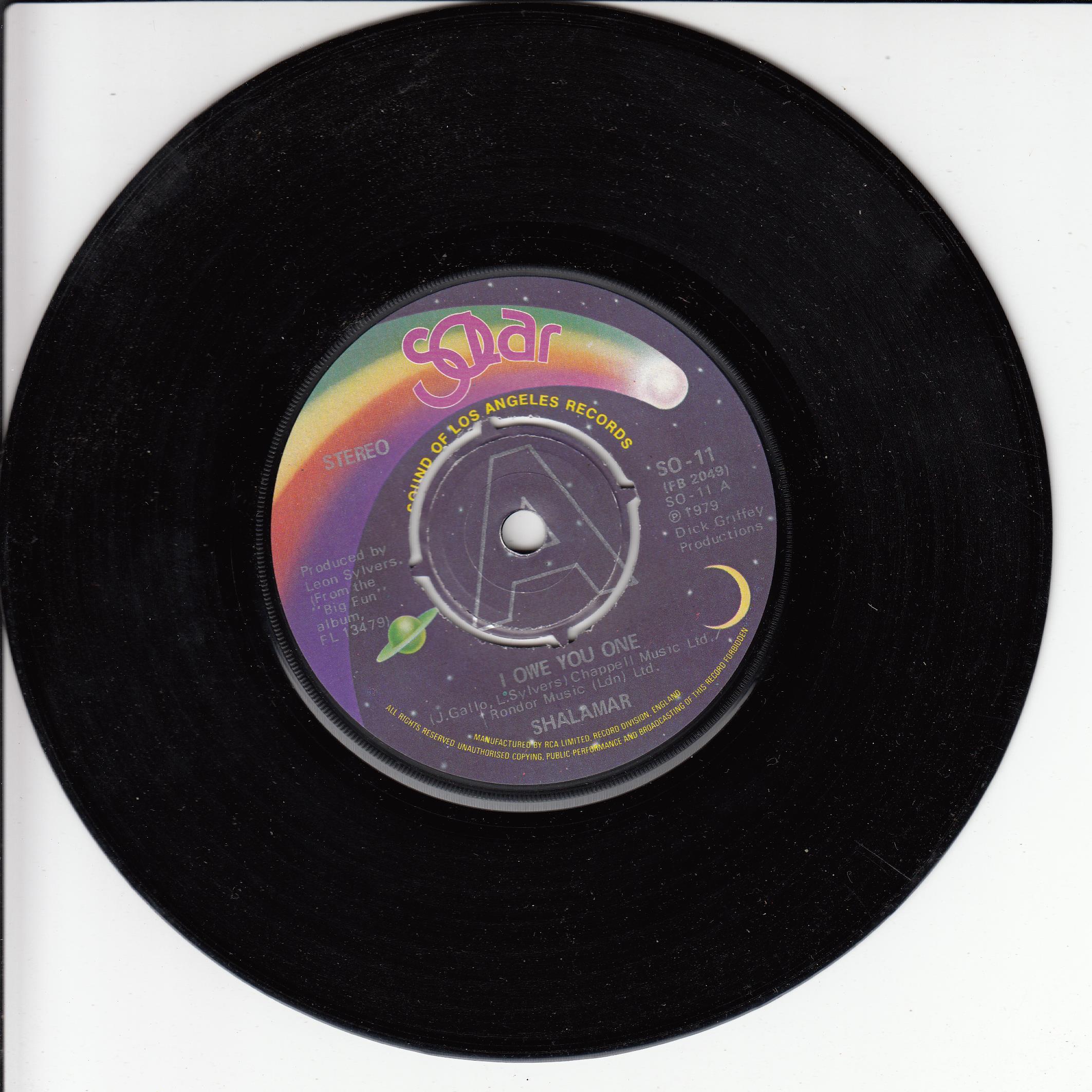 Shalamar - I Owe You One (UK)