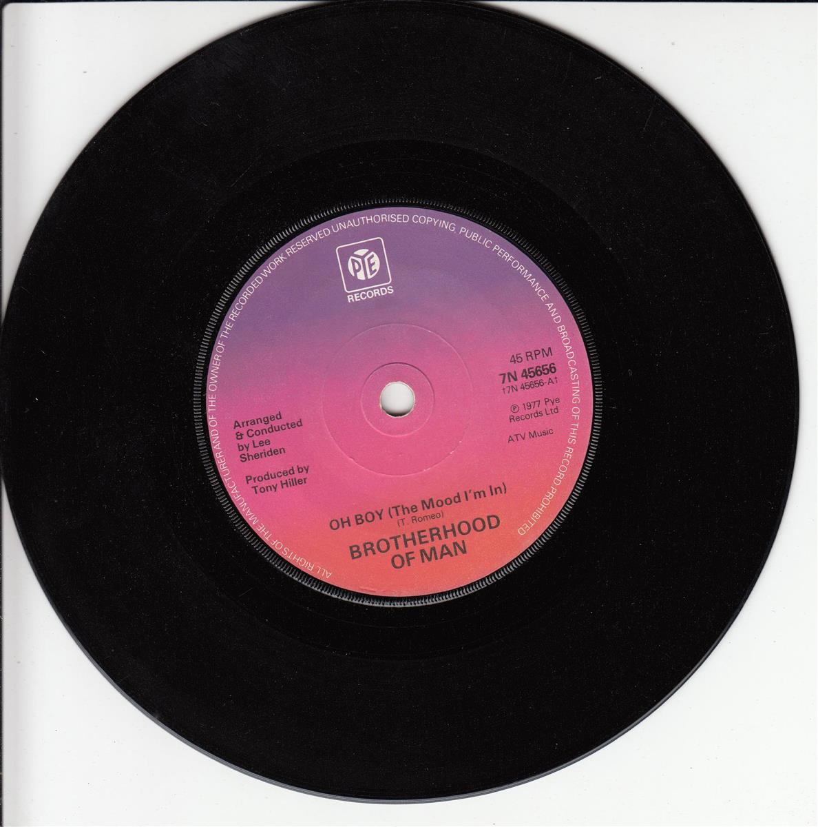 Brotherhood Of Man - Oh Boy (The Mood I'm In) (UK)