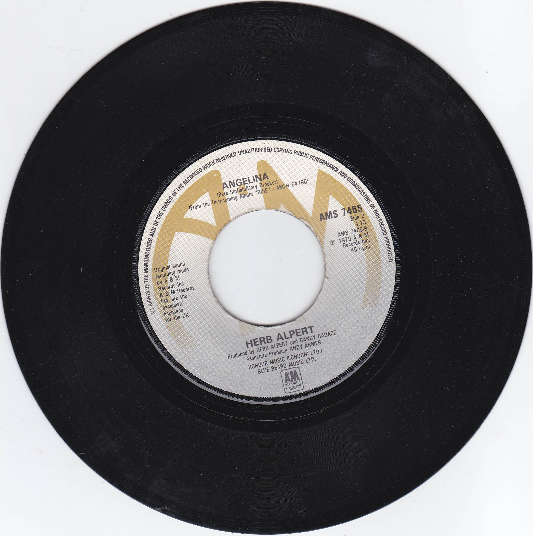 Herb Alpert - Rise (UK)