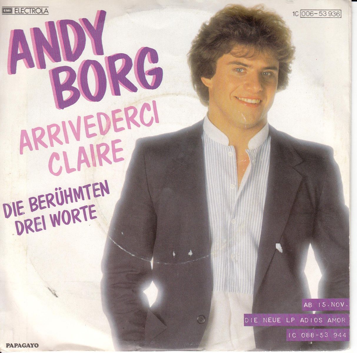 Andy Borg - Arrivederci Claire