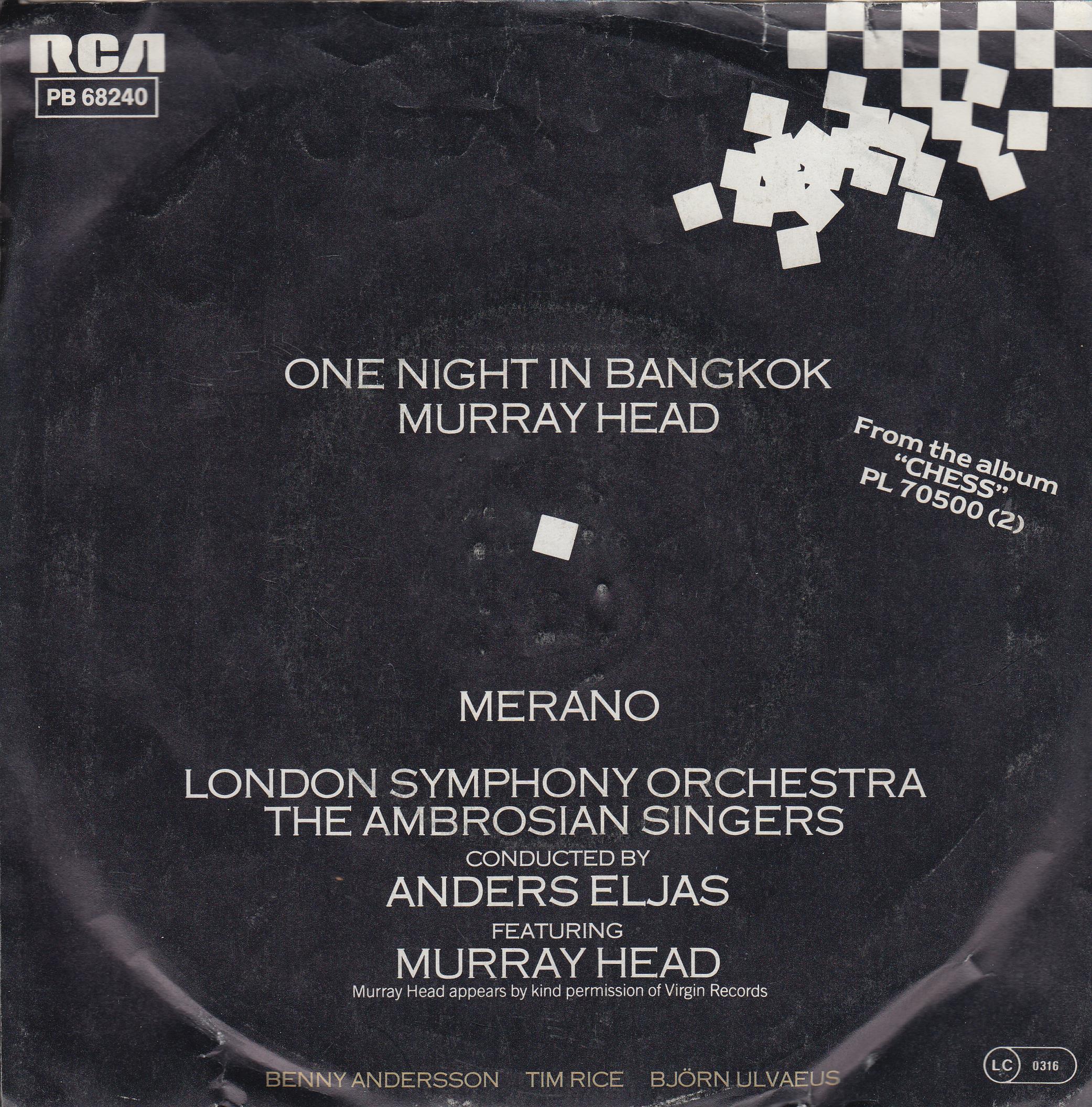 Murray Head – One Night In Bangkok
