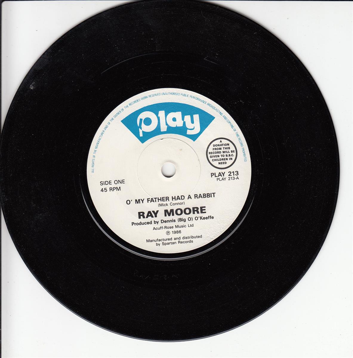 Ray Moore - O' My Father Had A Rabbit (UK)
