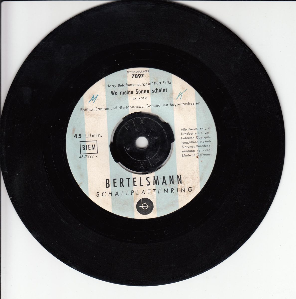 Bettina Carsten - Wo Meine Sonne Scheint