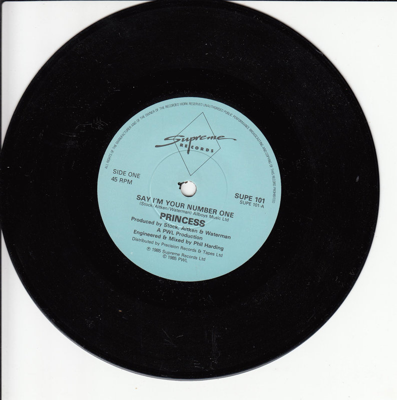Princess – Say I'm Your No. 1 (UK)
