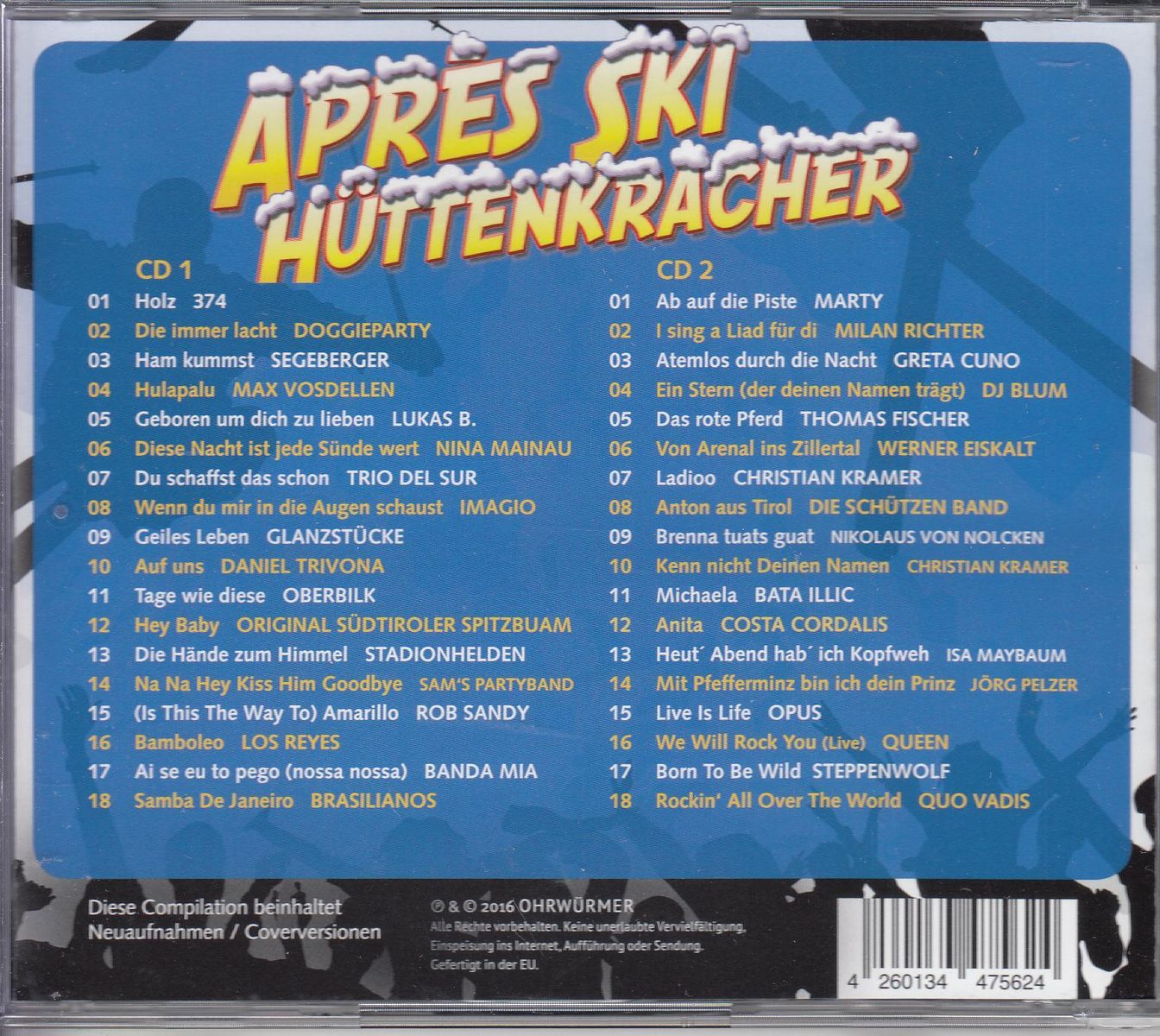 Various - Aprés Ski Hüttenkracher (2CD)