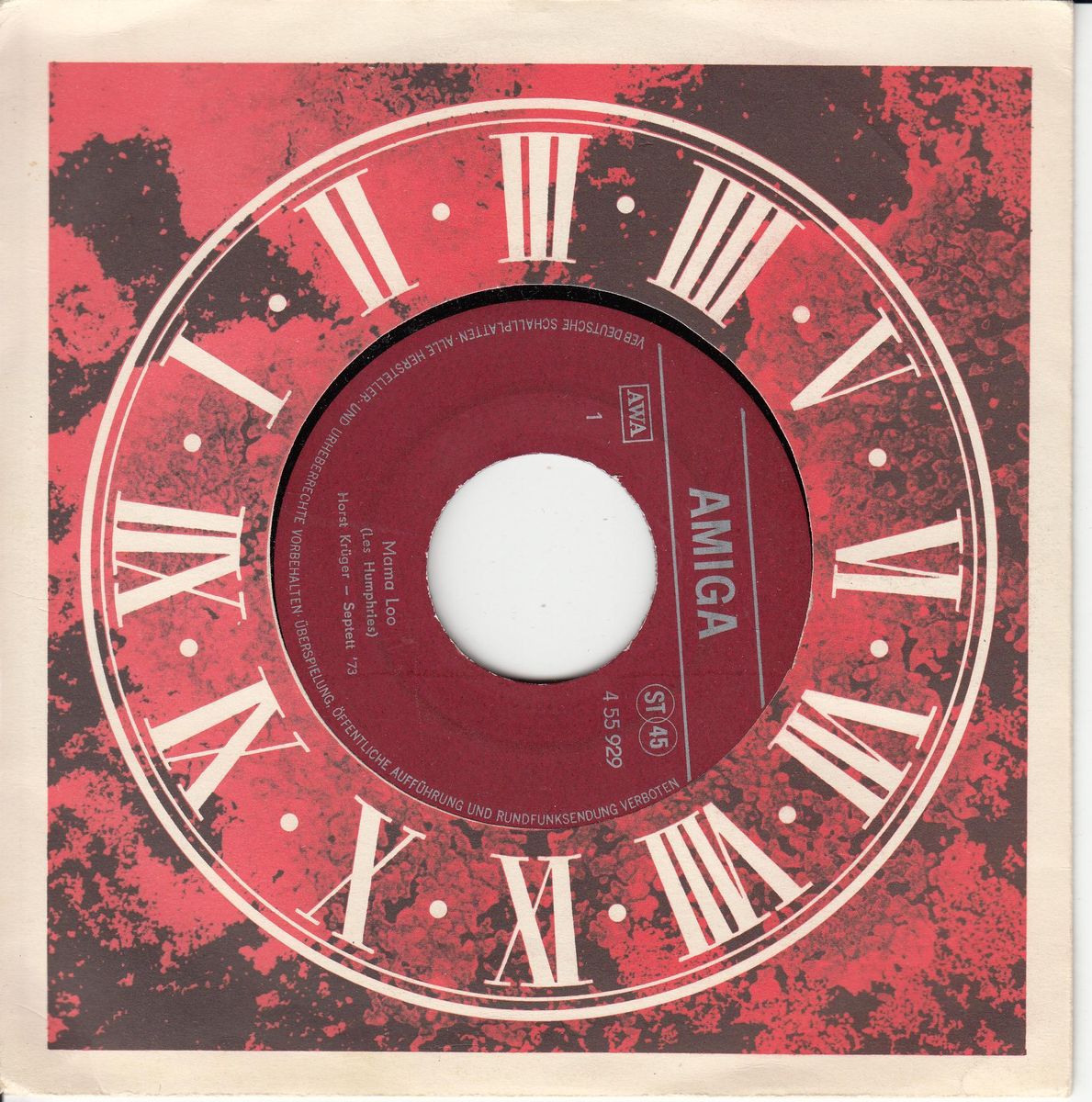 Horst Krüger Septett / Chris Doerk - Mama Loo / Du Bist Da (DDR)