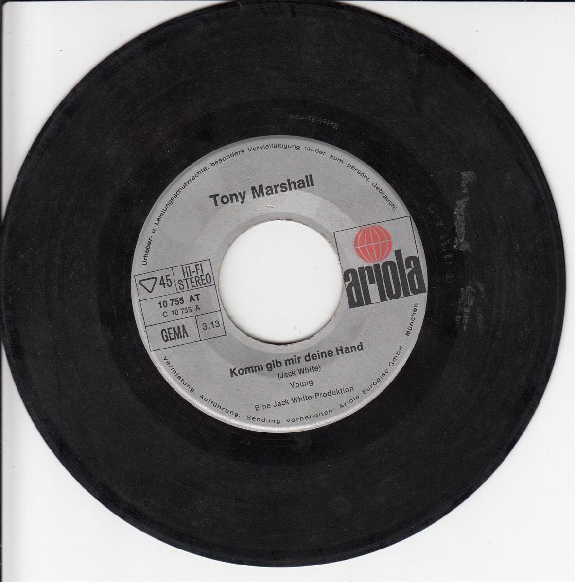 Tony Marshall - Komm Gib Mir Deine Hand