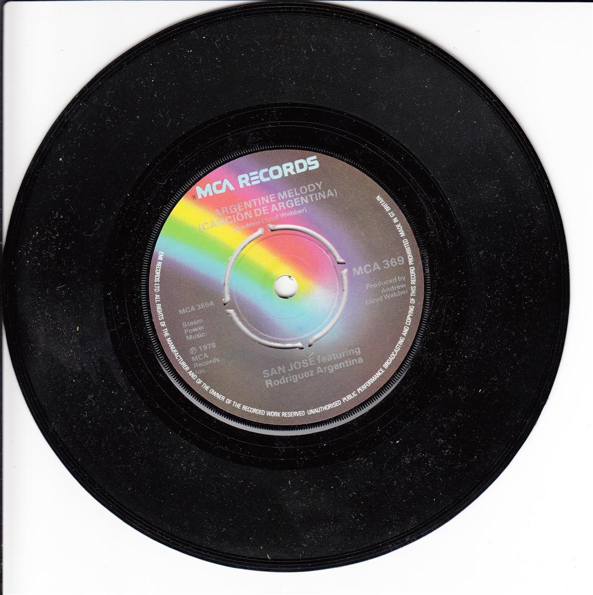 San Jose - Argentine Melody (Canción De Argentina) (UK)