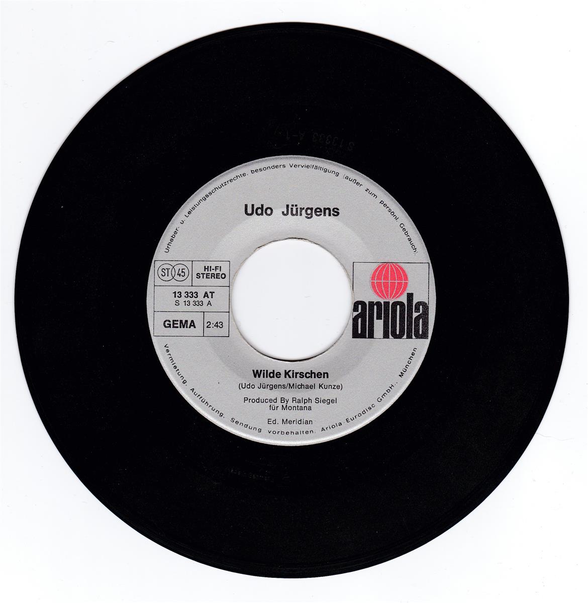 Udo Jürgens - Wilde Kirschen