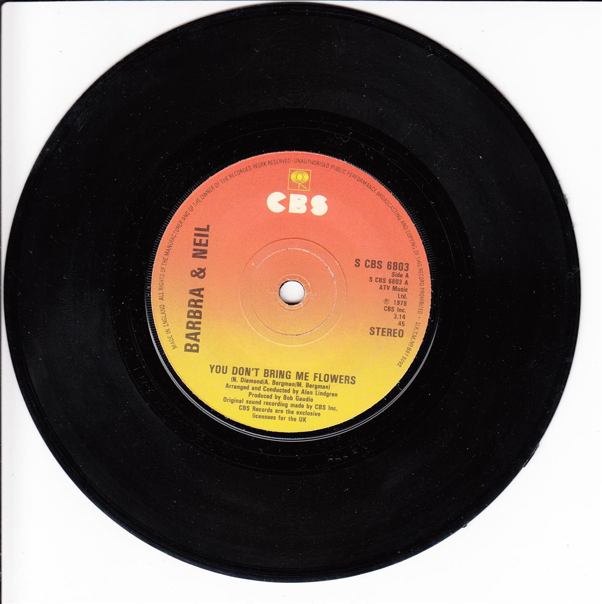 Barbra & Neil - You Don't Bring Me Flowers (UK)