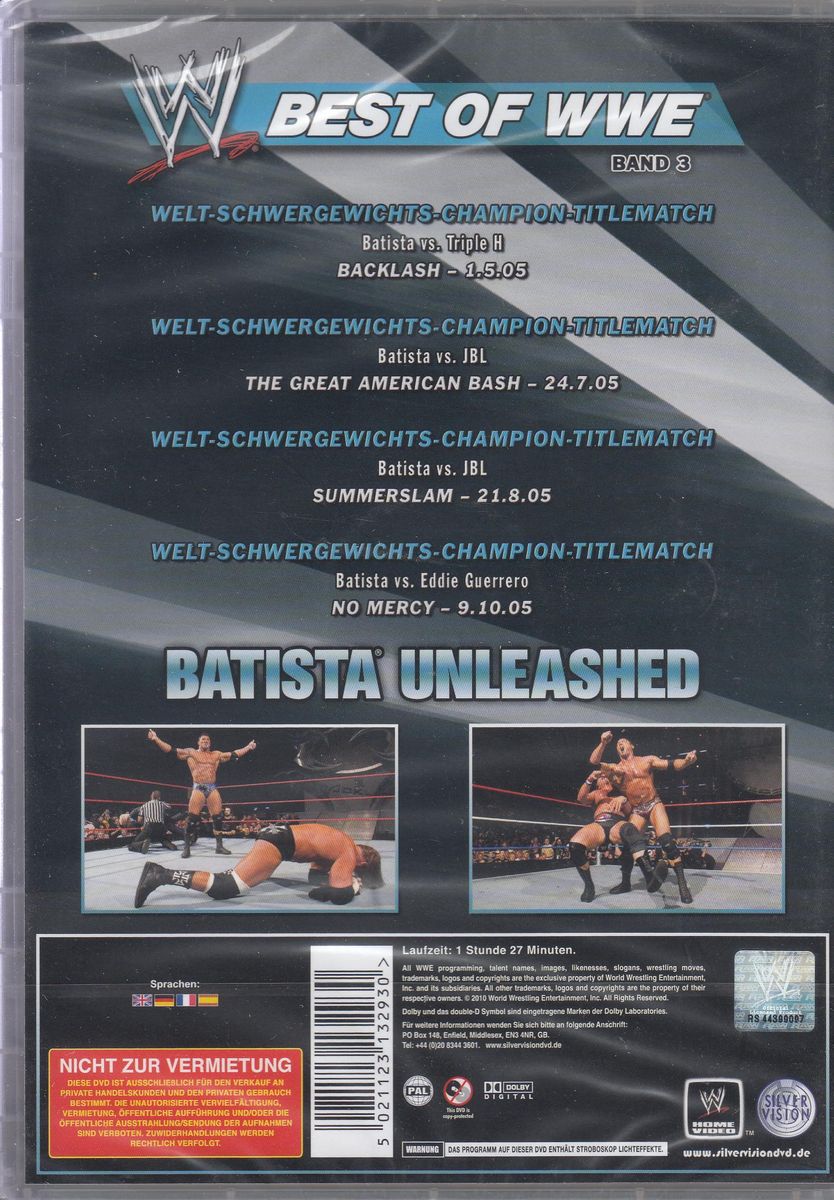 Best of WWE - Batista Unleashed (DVD)