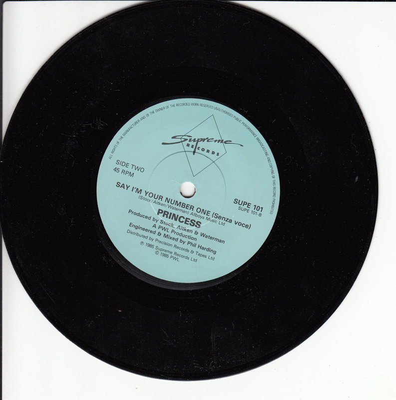 Princess – Say I'm Your No. 1 (UK)