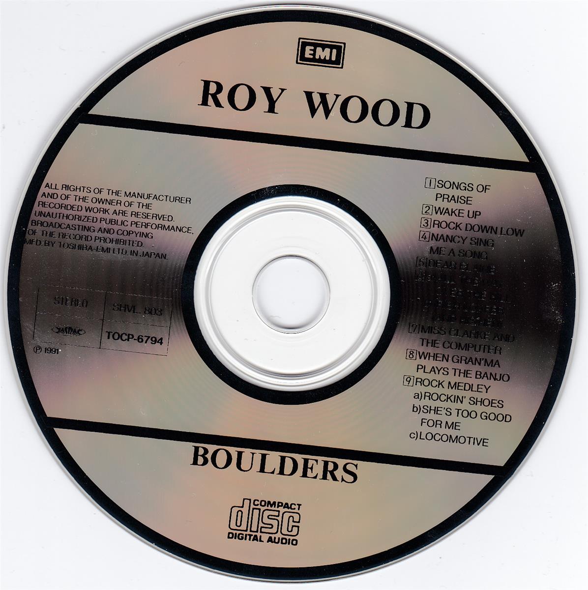 Roy Wood - Boulders (Japan)