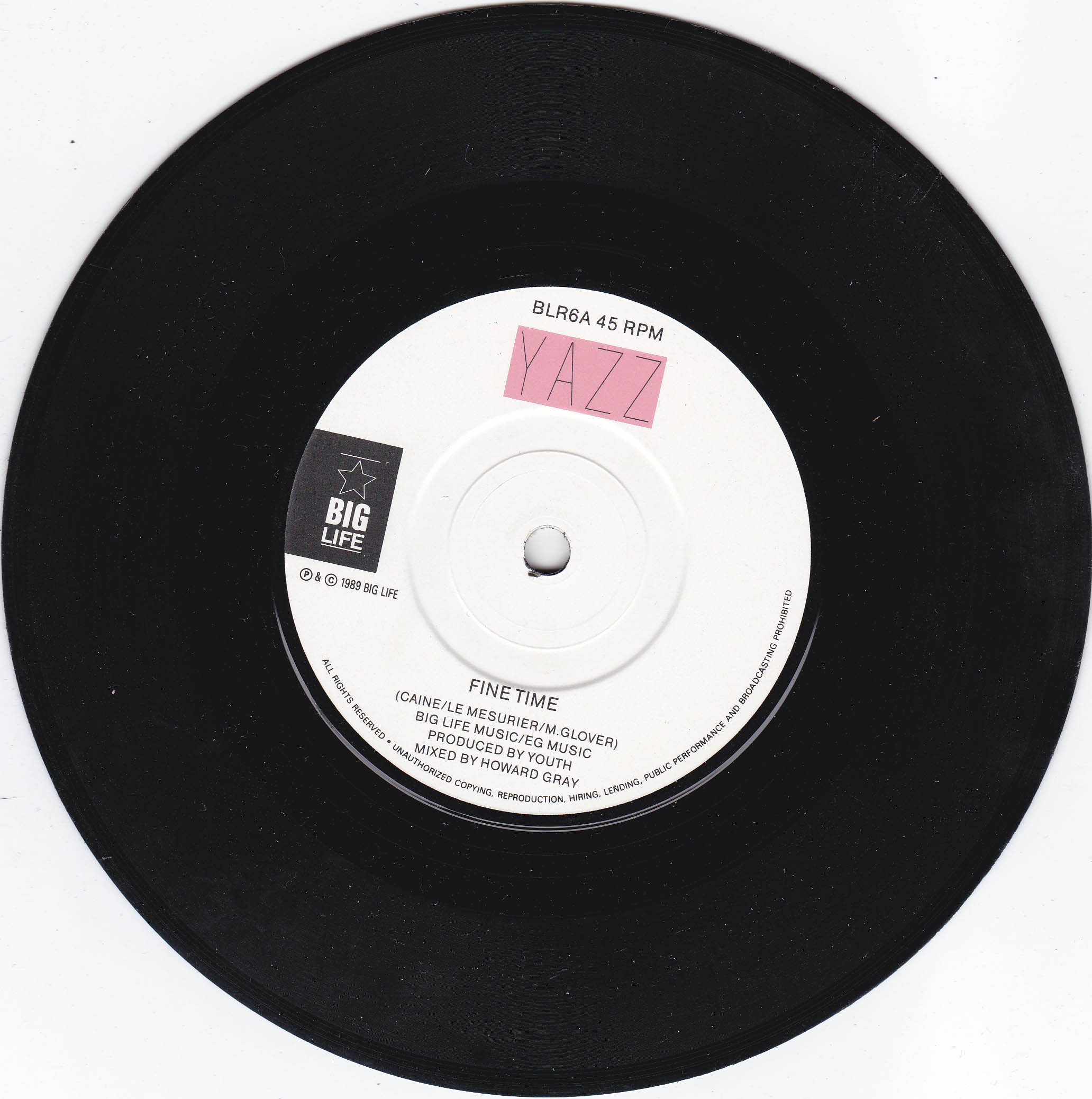 Yazz - Fine Time (UK)