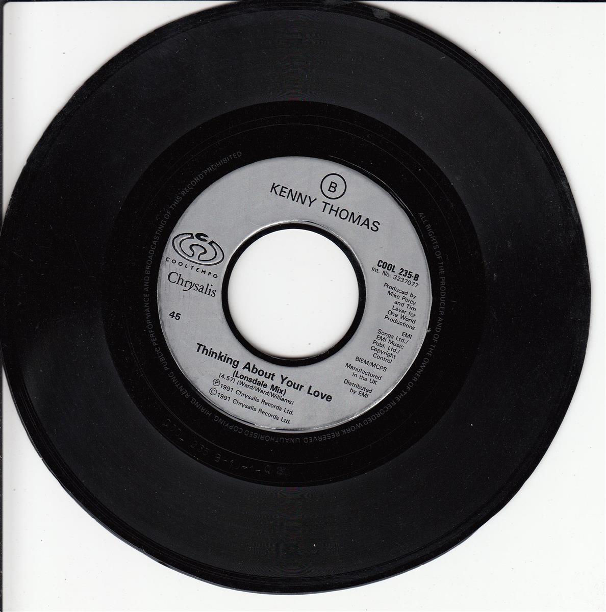 Kenny Thomas - Thinking About Your Love (UK)