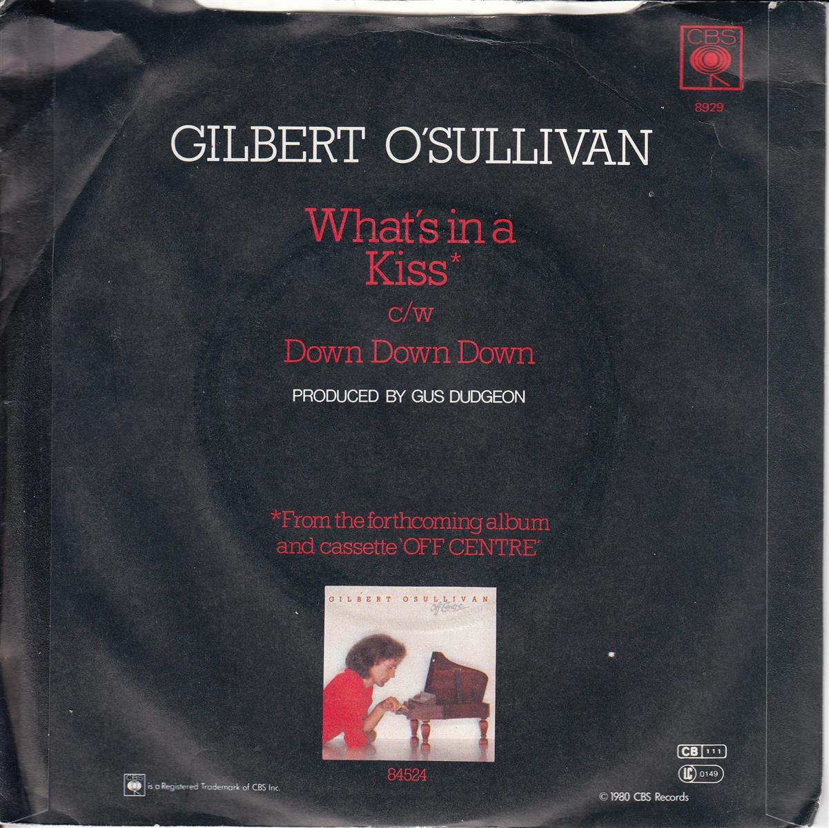 Gilbert O'Sullivan - What's In A Kiss (UK)