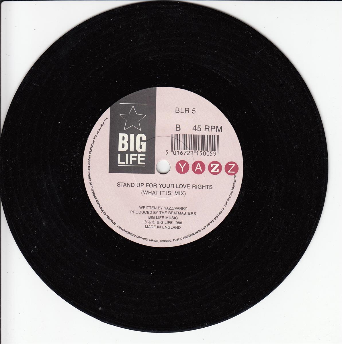 Yazz - Stand Up For Your Love Rights (UK)