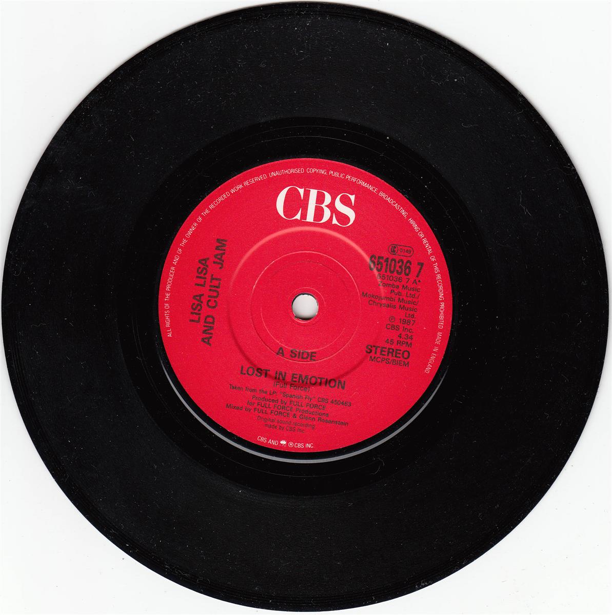 Lisa Lisa And Cult Jam - Lost In Emotion (UK)