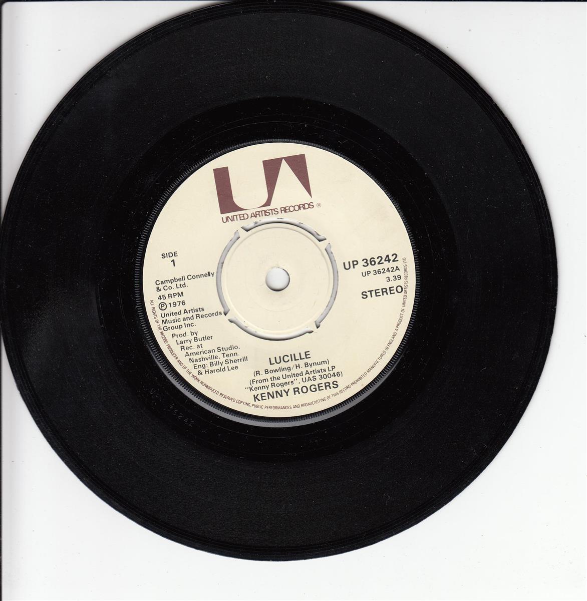 Kenny Rogers - Lucille (UK)