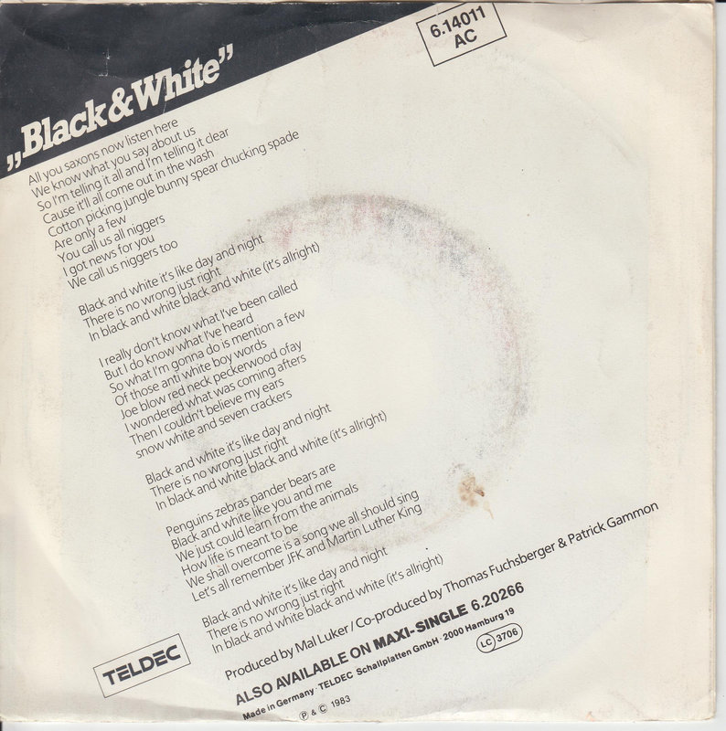 Patto – Black And White