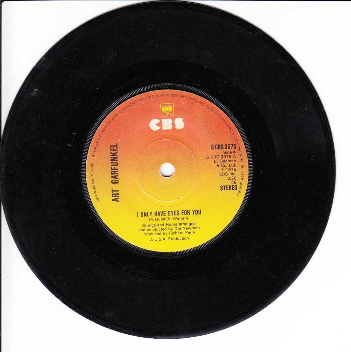 Art Garfunkel - I Only Have Eyes For You (UK)