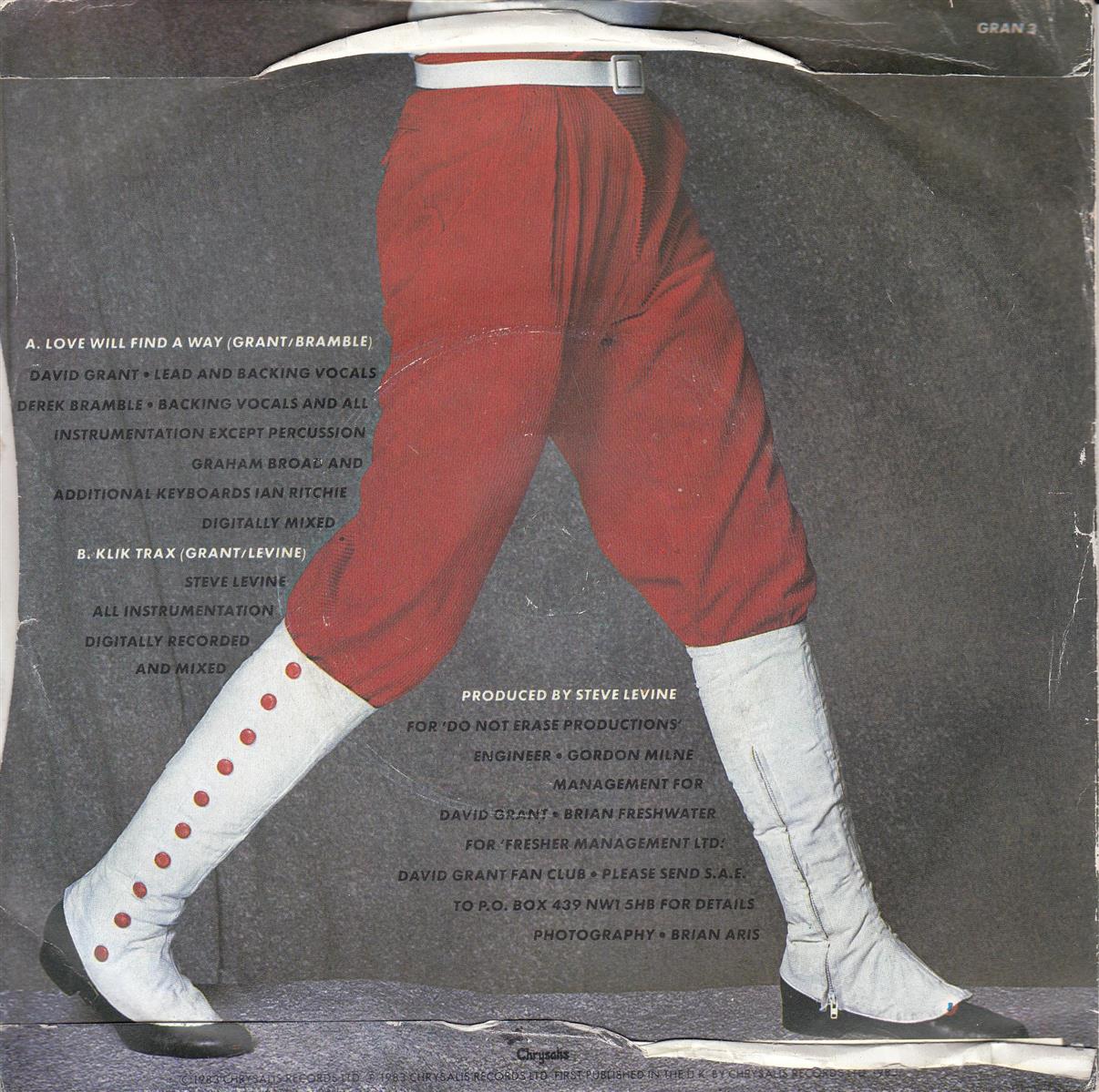 David Grant - Love Will Find A Way (UK)