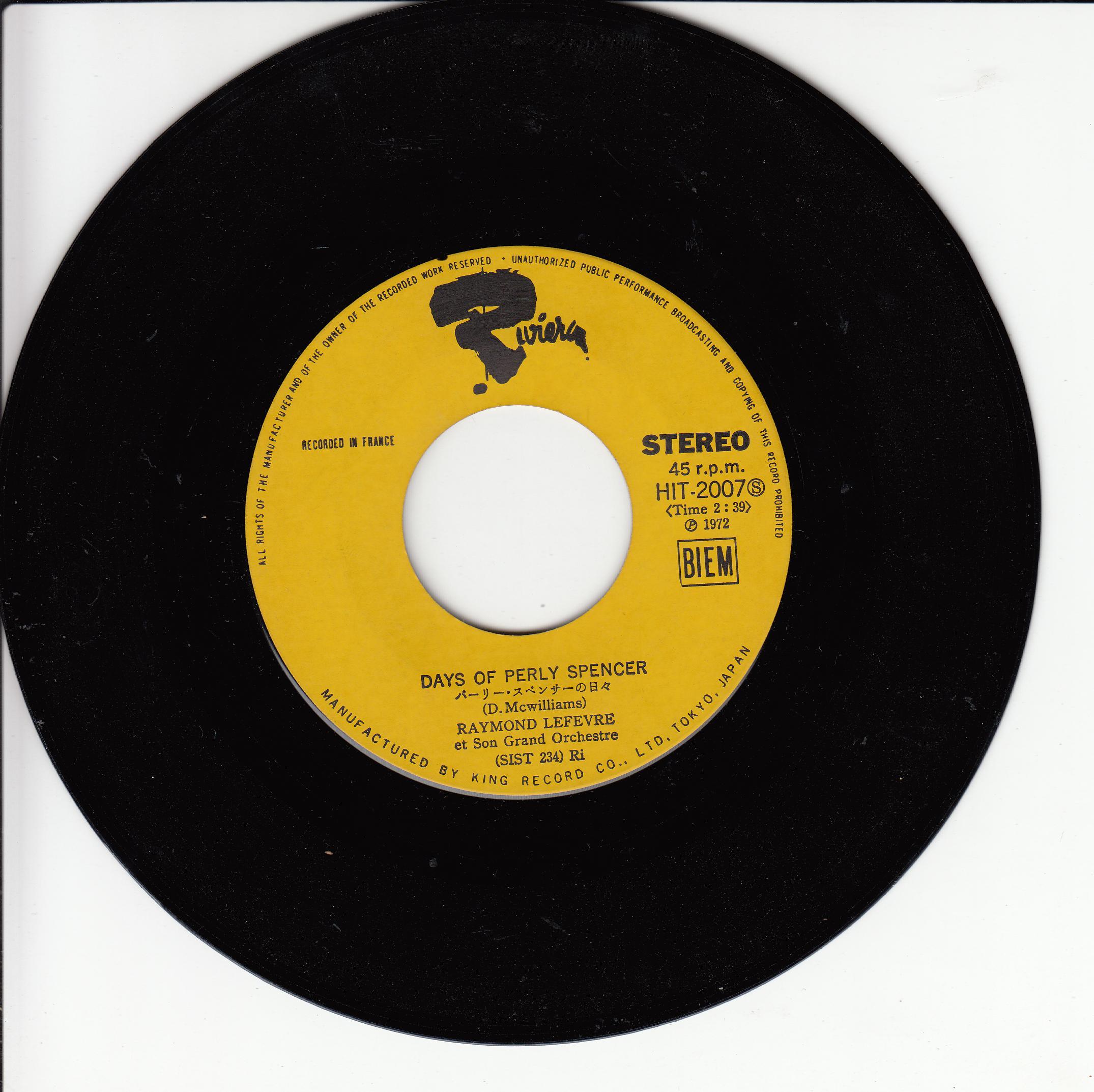 Raymond Lefèvre – La Reine De Saba (Japan)