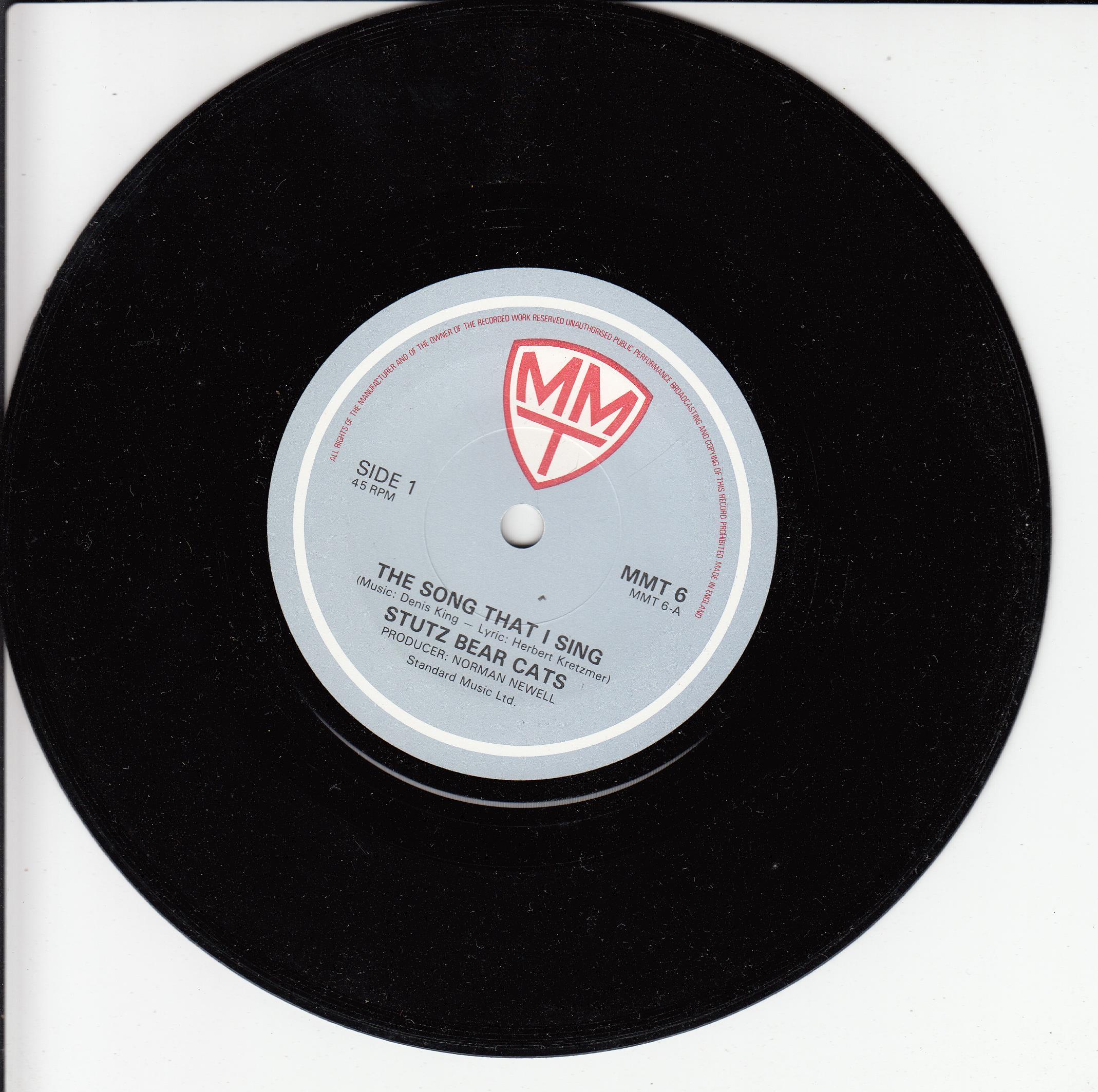 Stutz Bear Cats - The Song That I Sing (UK)