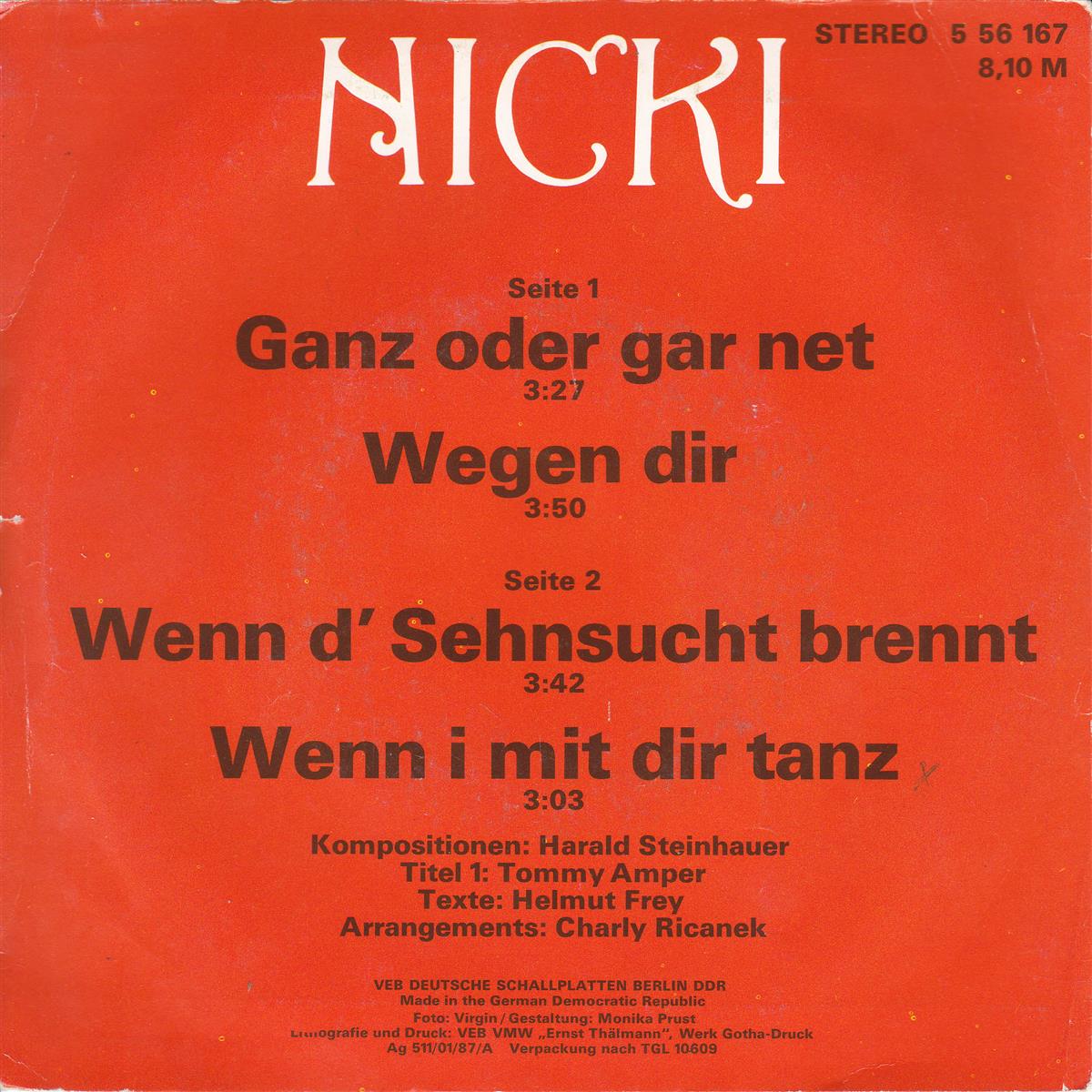 Nicki - Amiga Quartett (DDR)