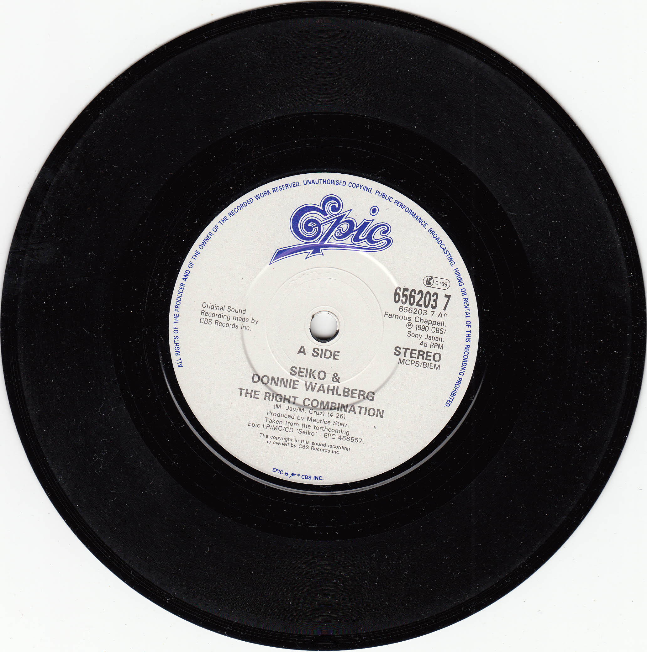 Seiko & Donnie Wahlberg - The Right Combination (UK)