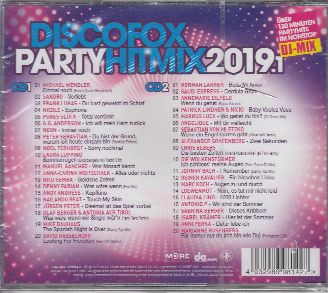 Various - Discofox Party Hitmix 2019.1 (2 CD)