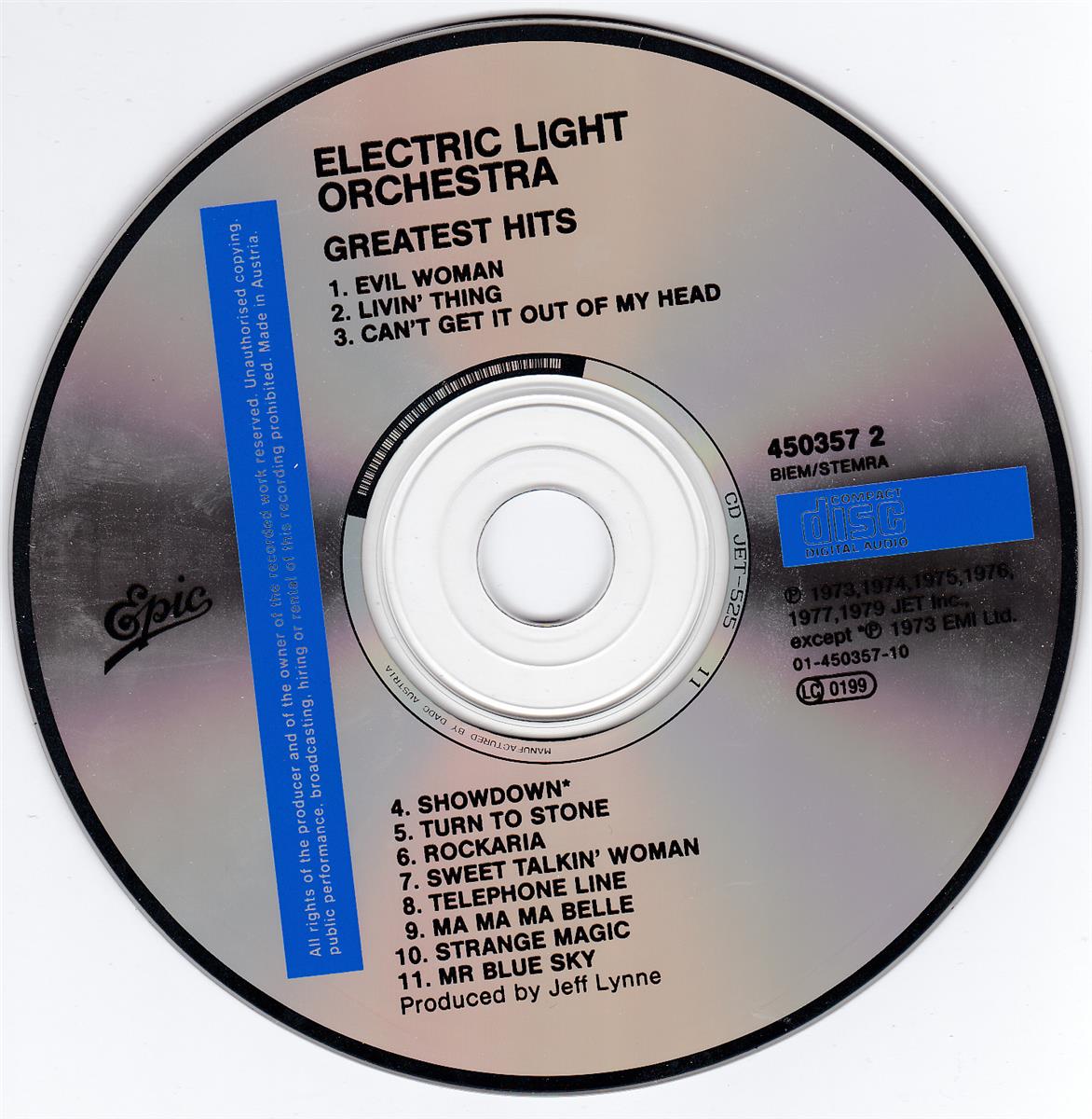 Electric Light Orchestra - ELO's Greatest Hits (Österreich)