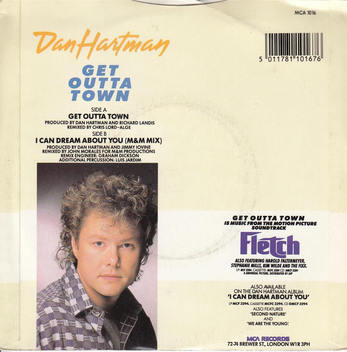 Dan Hartman - Get Outta Town (UK)
