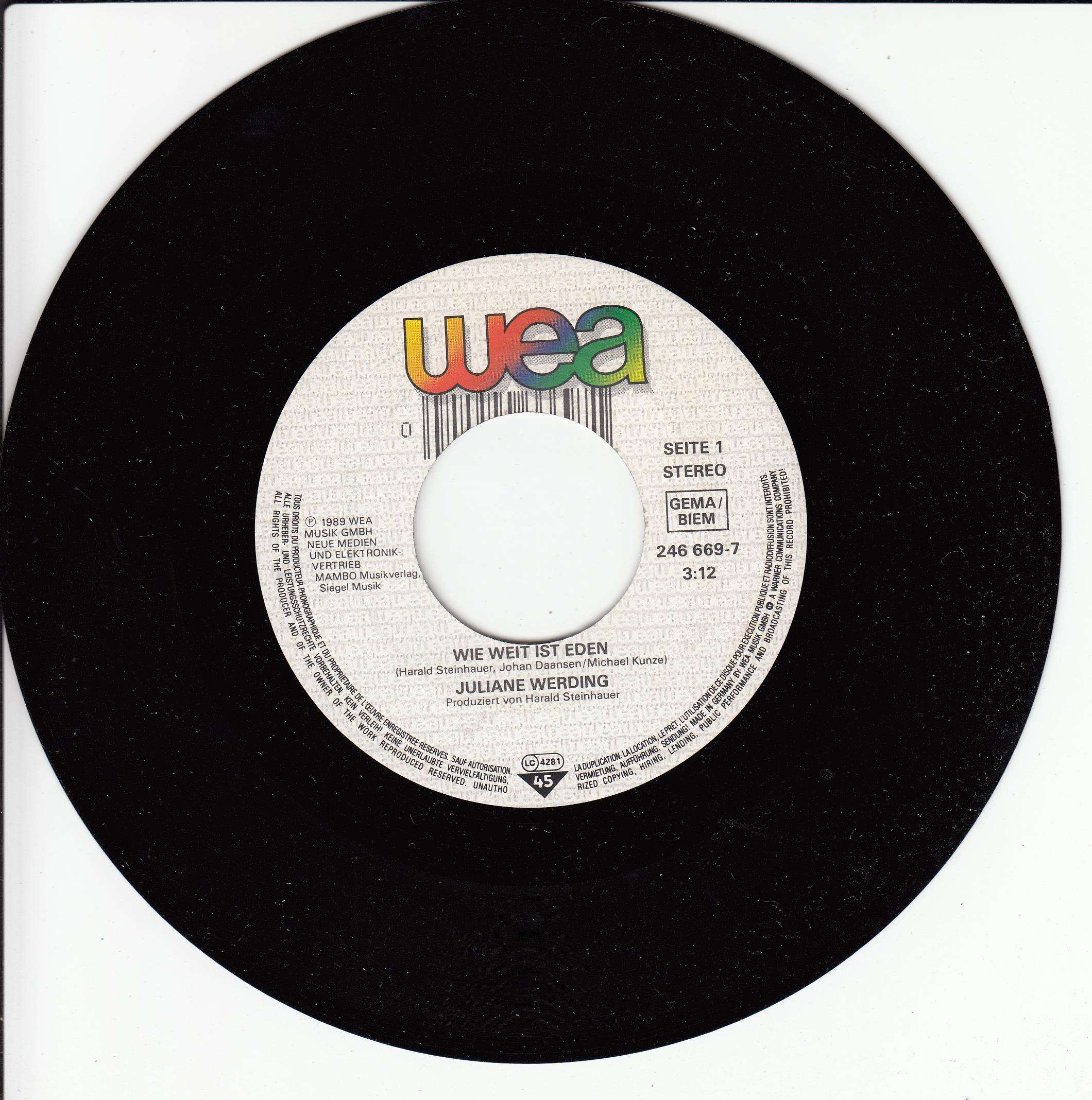 Juliane Werding – Wie Weit Ist Eden