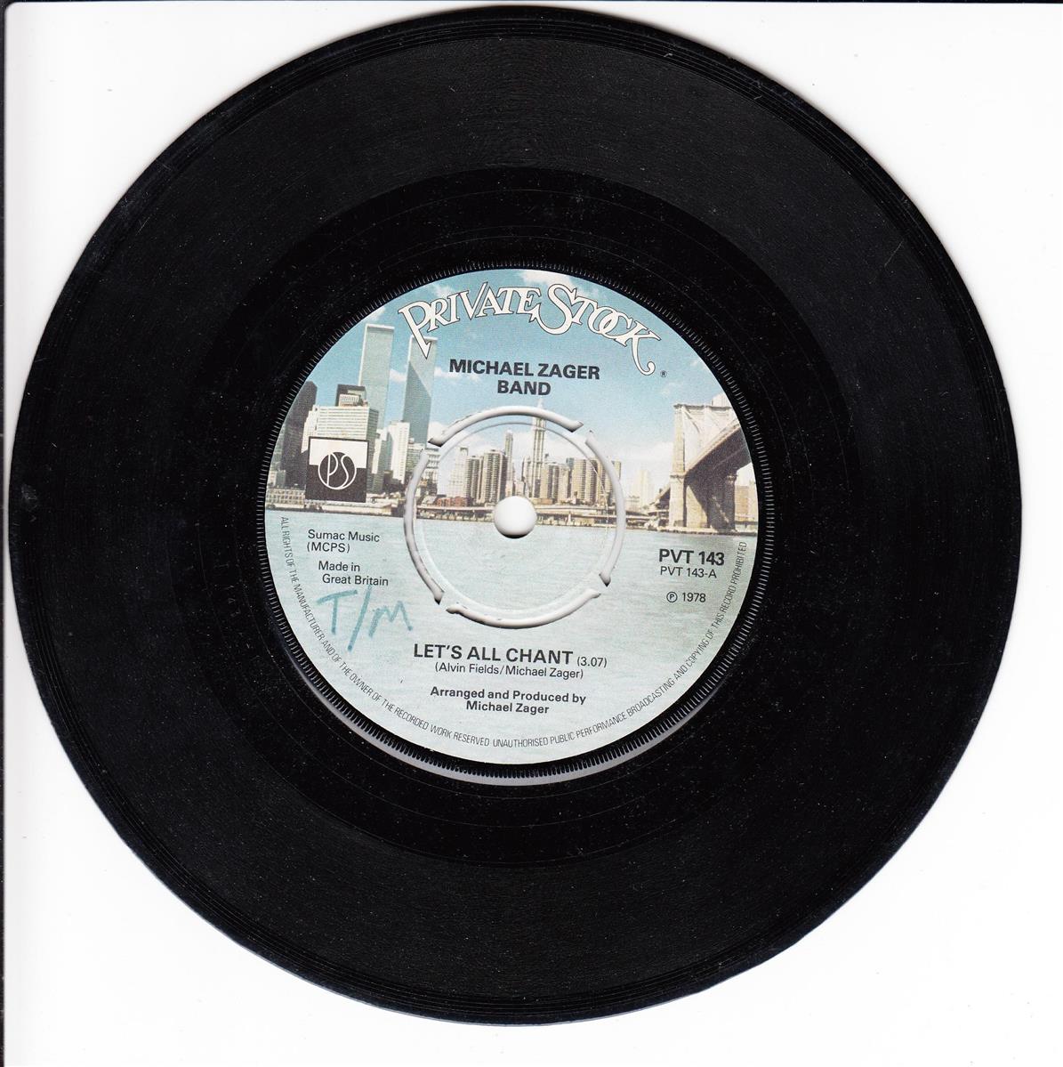 Michael Zager Band - Let's All Chant (UK)