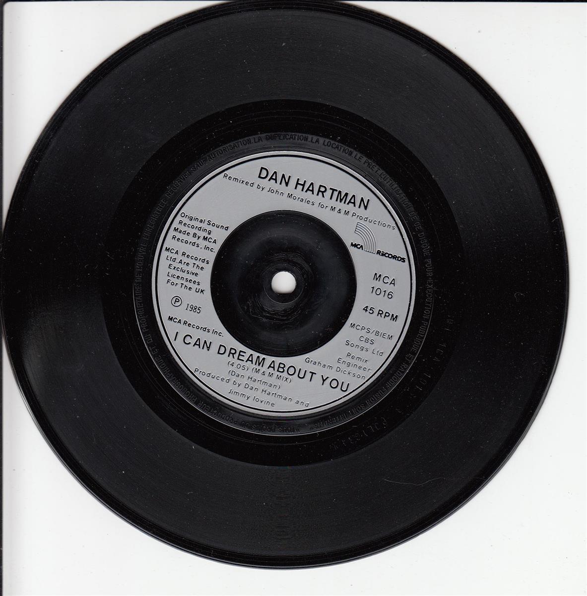 Dan Hartman - Get Outta Town (UK)