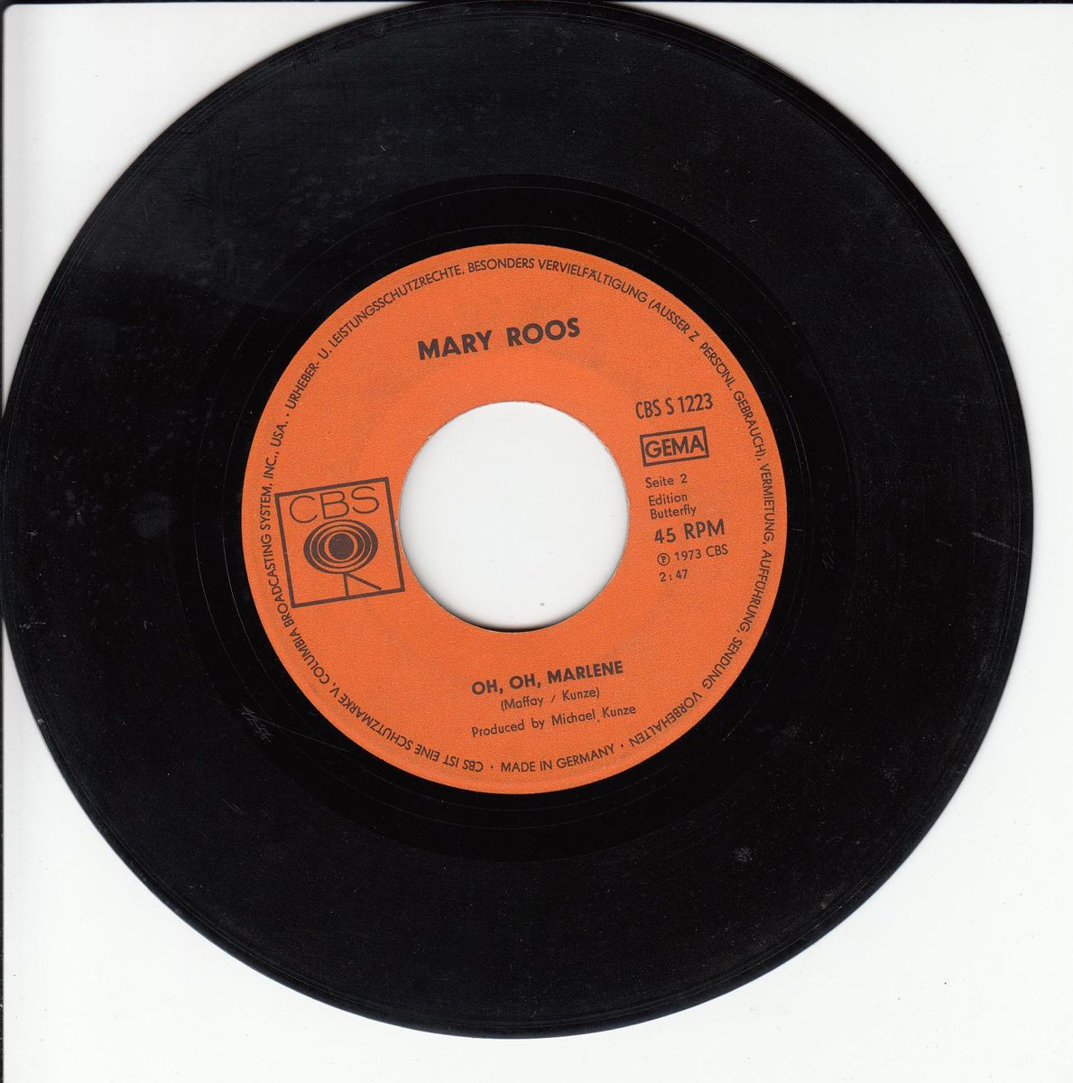 Mary Roos - Fremdes Mädchen