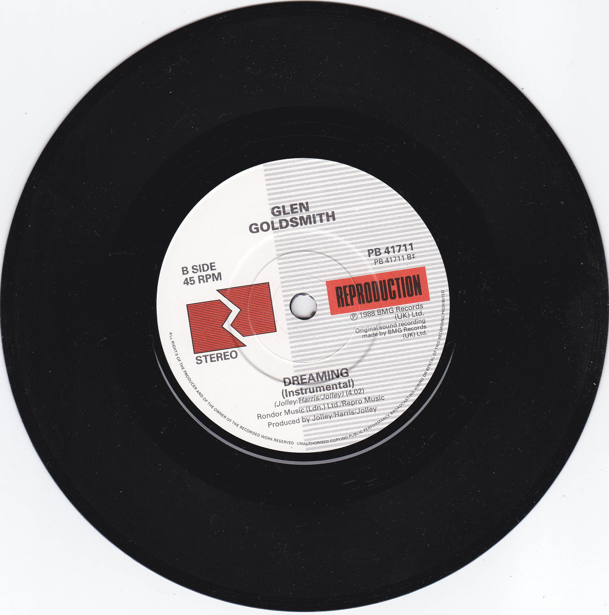 Glen Goldsmith - Dreaming (UK)