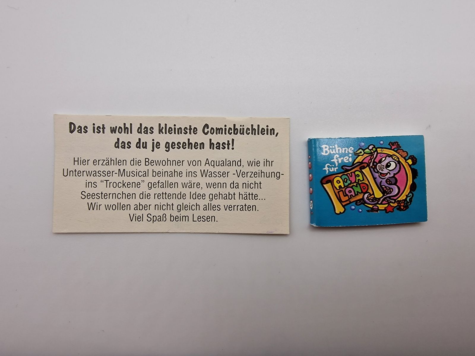 Aqualand - Comicbüchlein + BPZ