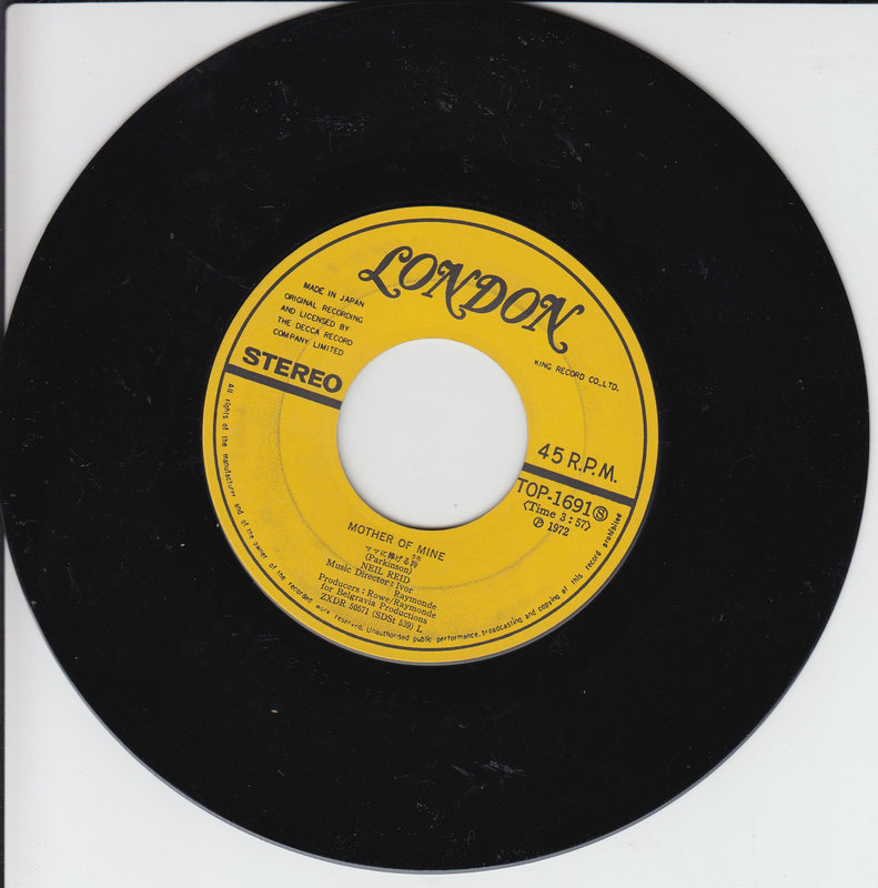 Neil Reid - Mother Of Mine (Japan)