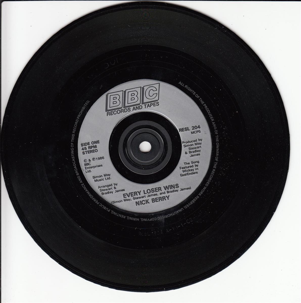 Nick Berry - Every Loser Wins (UK)