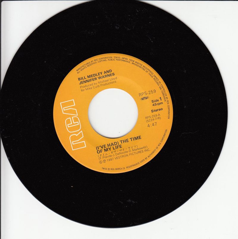 Bill Medley & Jennifer Warnes – (I've Had) The Time Of My Life (Japan)