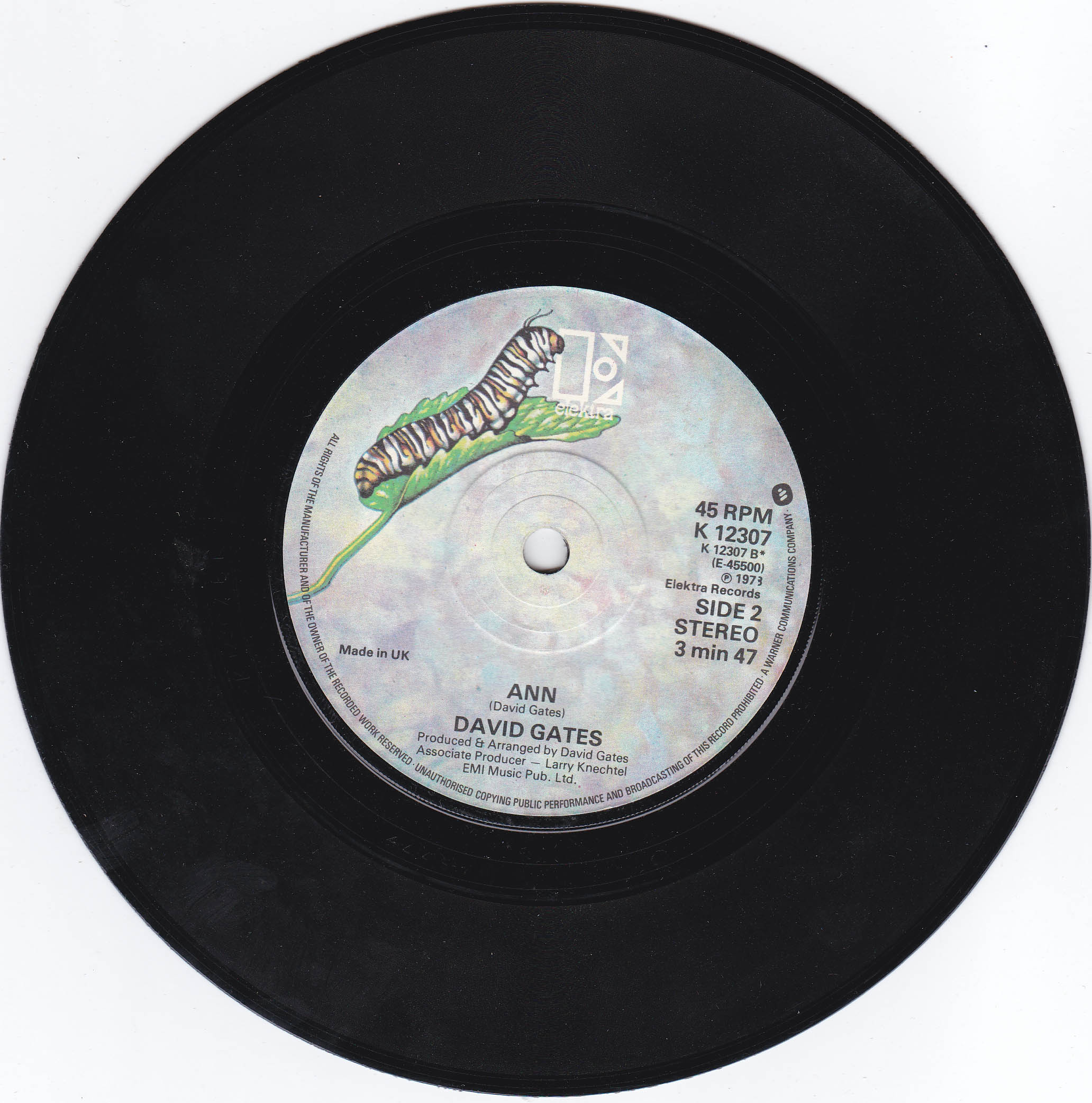 David Gates - Took The Last Train (UK)