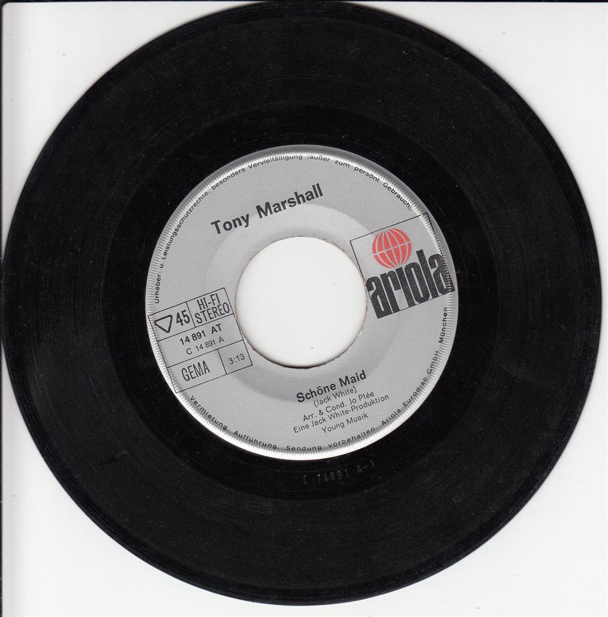 Tony Marshall - Schöne Maid