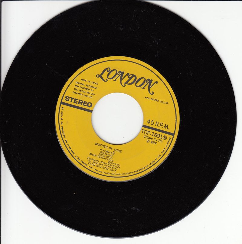 Neil Reid - Mother Of Mine (Japan)