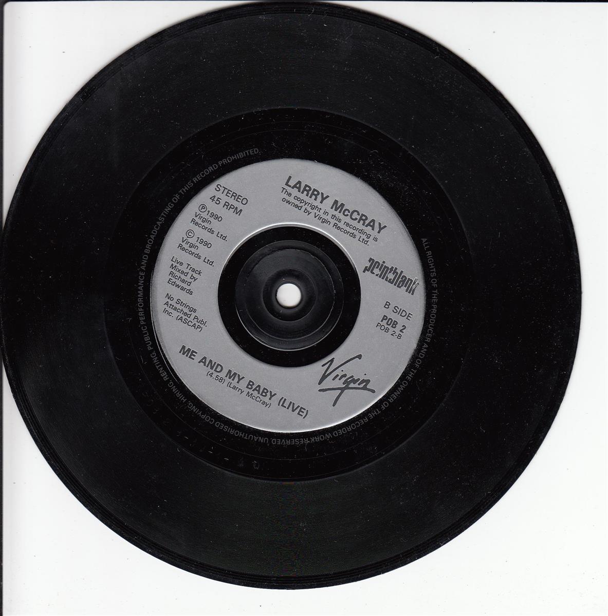 Larry McCray - Me And My Baby (UK)